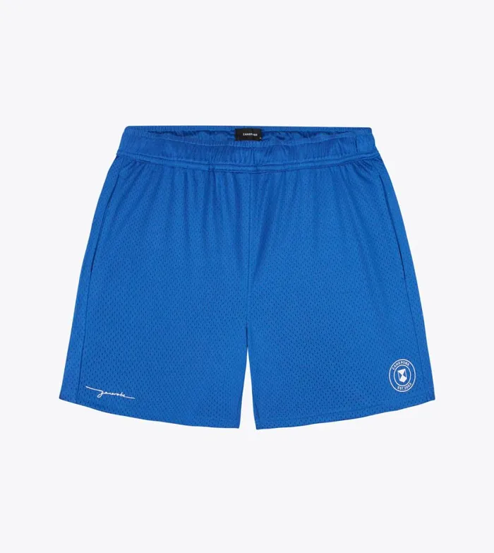 Zanerobe Shorts Men Training Mesh Short Cobalt Blue