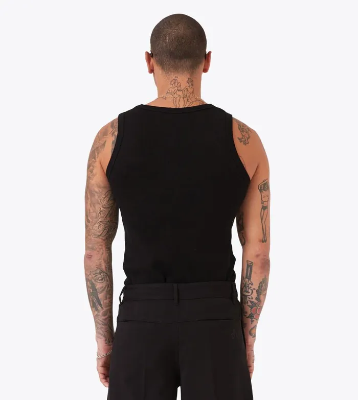 Zanerobe Tees and Tanks Men Rib Tank Black