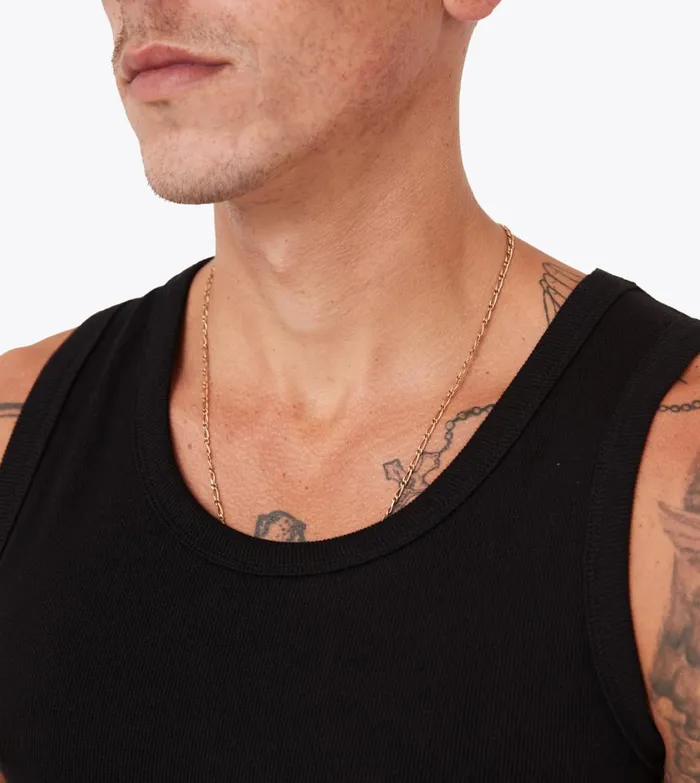 Zanerobe Tees and Tanks Men Rib Tank Black