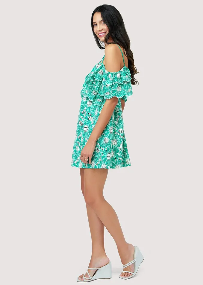 Zenith Mini Dress Green Women Lost Wander Dresses