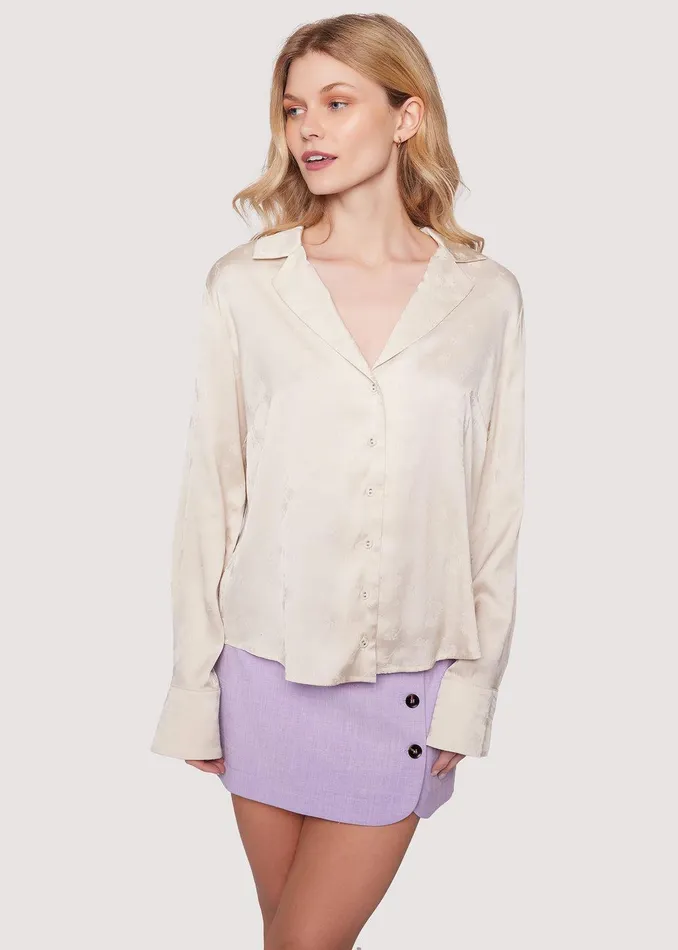Zephyr Lily Shirt Silver Women Lost Wander Tops