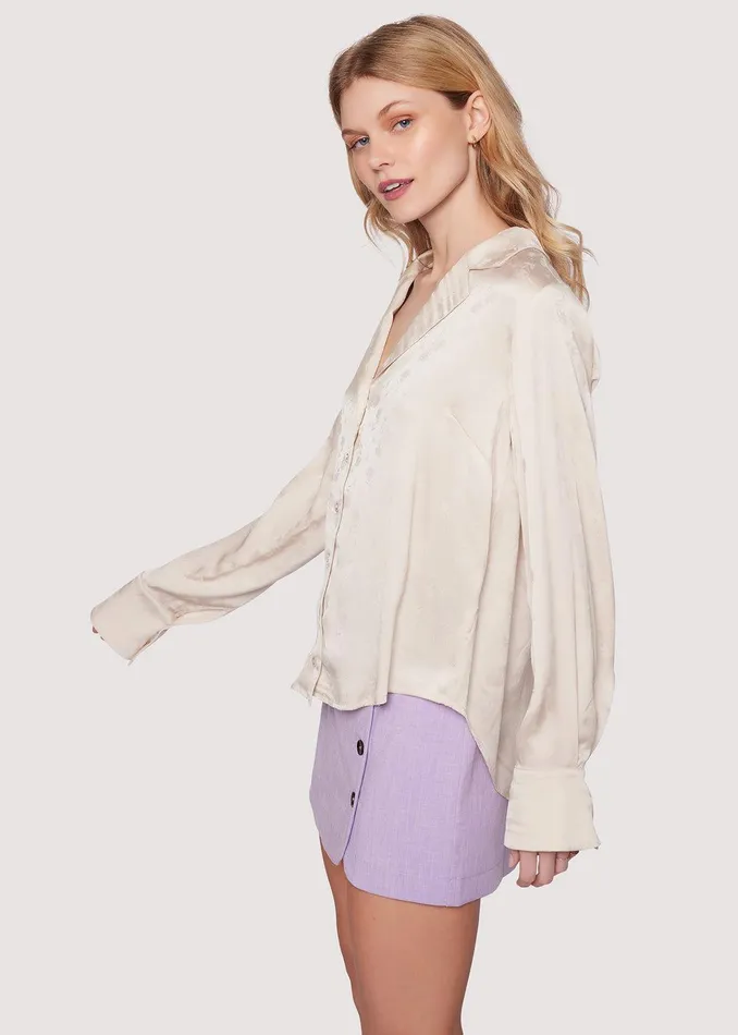Zephyr Lily Shirt Silver Women Lost Wander Tops