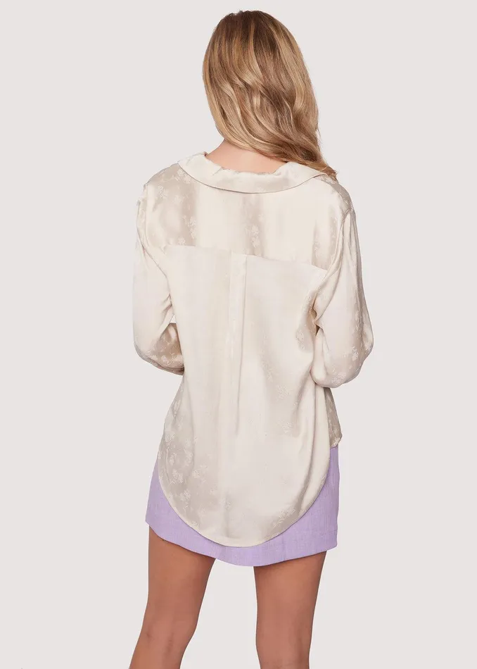Zephyr Lily Shirt Silver Women Lost Wander Tops